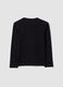 Schwarzes Regular-Fit T-Shirt aus elastischer Bio-Baumwolle f&uuml;r Jungen_5