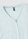 Blue pure viscose nightdress regular fit_5