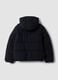 Reversible padded blue hooded jacket_1