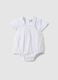 White pure cotton baby girl set with ruffles_0