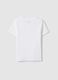 White fitted stretch cotton t-shirt for girls_4