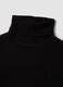 Maglia nera a dolcevita regular fit in jersey knit_1