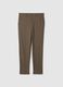 Brown formal trousers regular fit_0