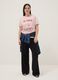 Pink pure cotton T-shirt with print, regular fit_1