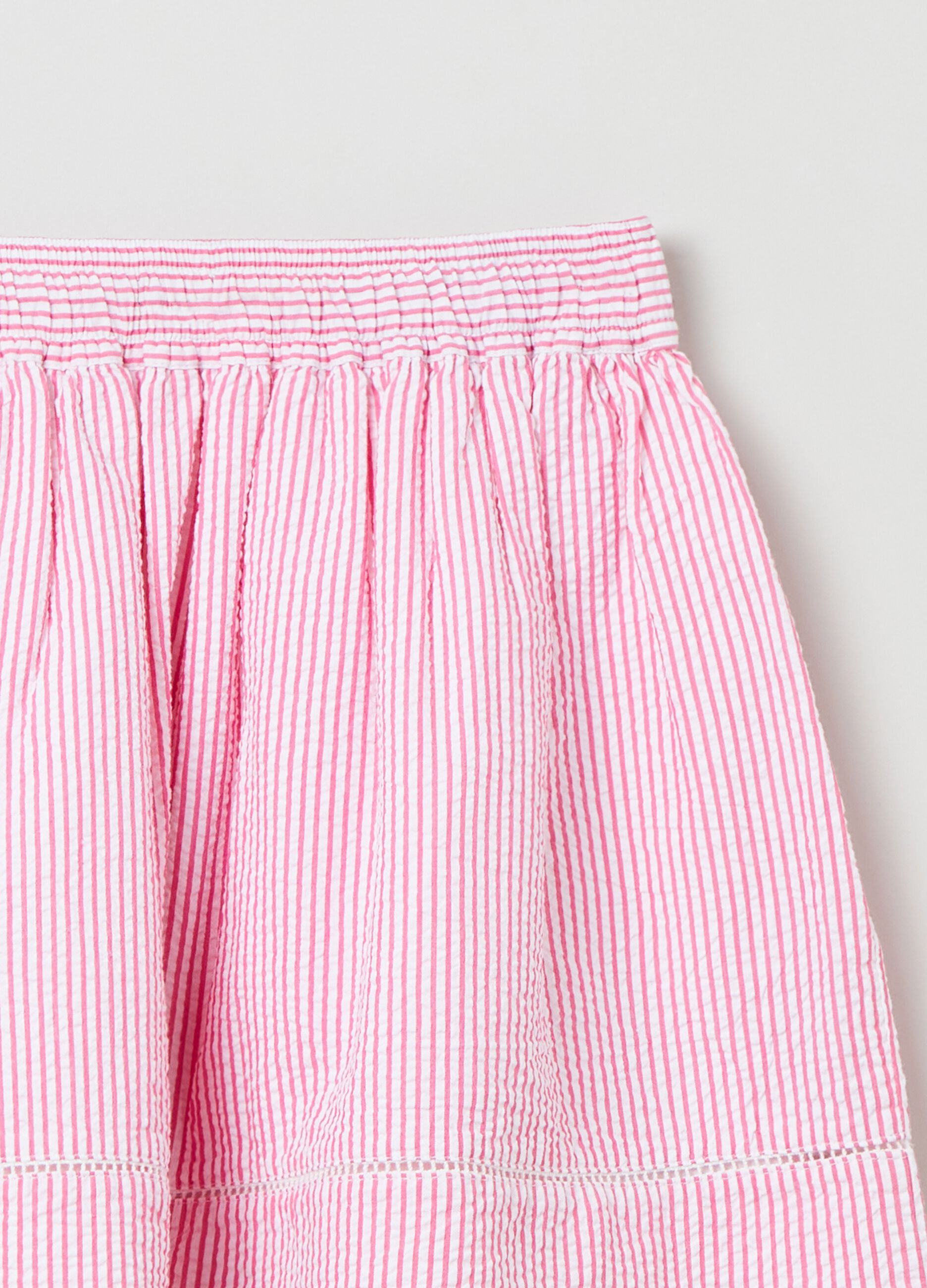 Striped seersucker skirt_2
