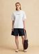 White pure cotton short-sleeved T-shirt_1