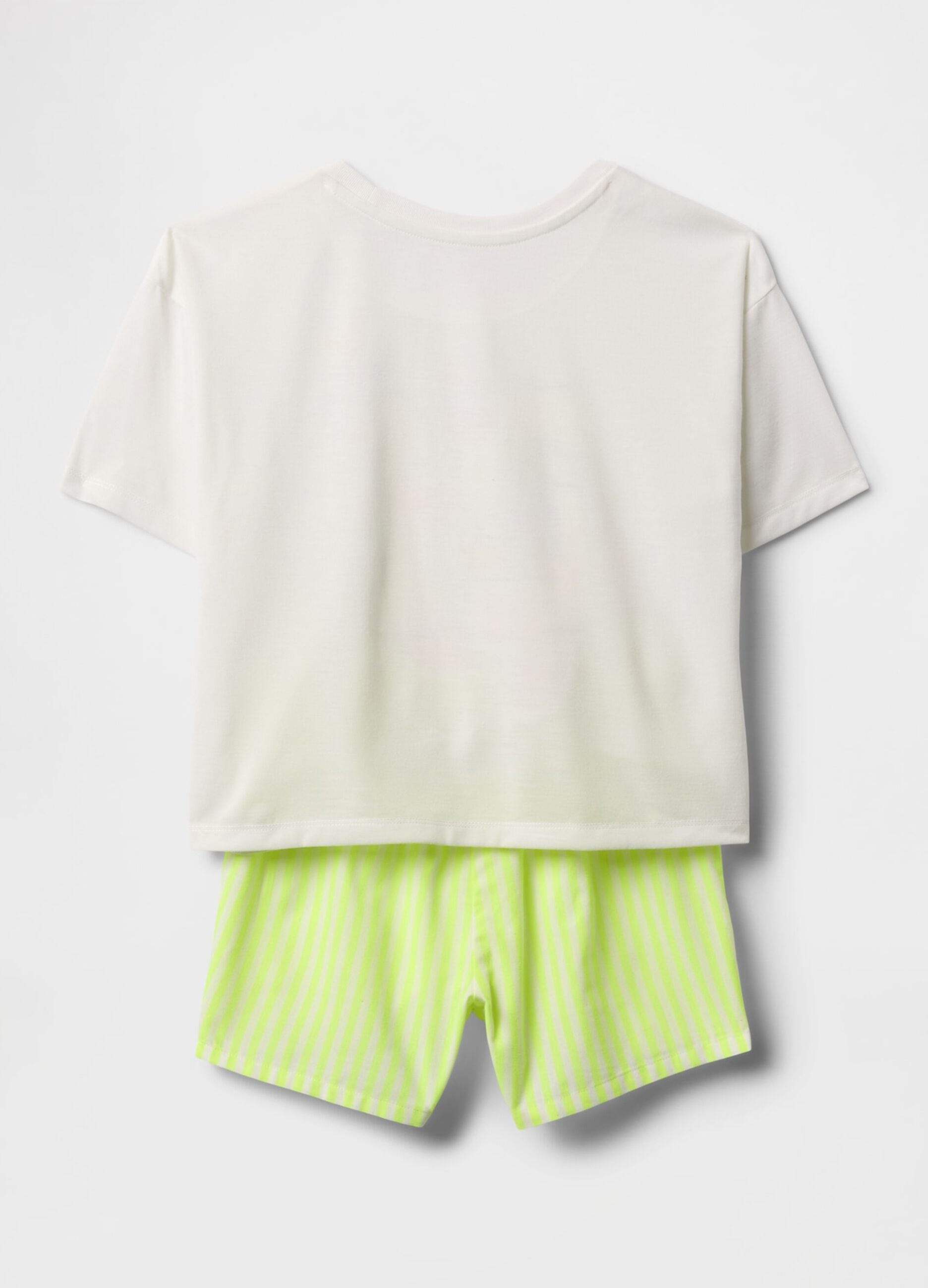 White short pyjama with number and butterfly print GAP Kids