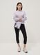 Girls' black cotton blend skinny leggings_0