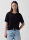 Short-sleeve linen-blend T-shirt_0