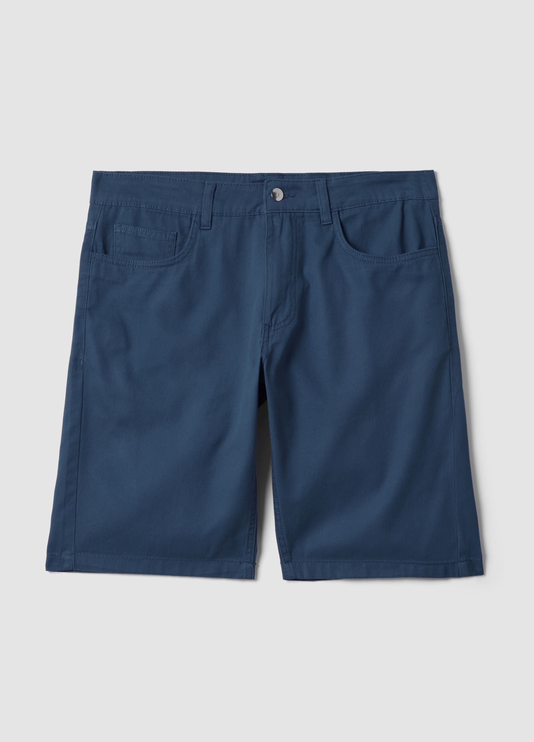 Blue pure cotton shorts