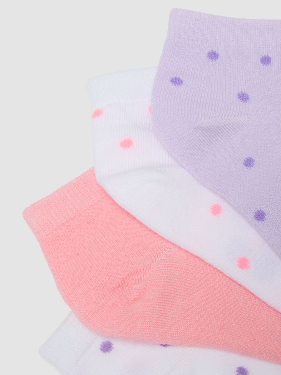 M&auml;dchen-Multipack: mehrfarbige Kn&ouml;chelsocken aus Baumwollmix_1