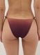 Brown stretch bikini bottoms with ombr&eacute; effect_4
