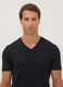 3-pack of blue organic cotton V-neck T-shirts_1