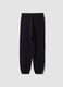 Pantaloni jogger blu in puro cotone organico_2