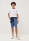 Boys&rsquo; light blue regular-fit shorts in pure organic cotton_0