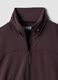 Full-zip viola corta in tessuto soft-touch con collo rialzato ALTAVIA STUDIO_7