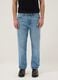 Regular fit blue pure cotton denim jeans_1