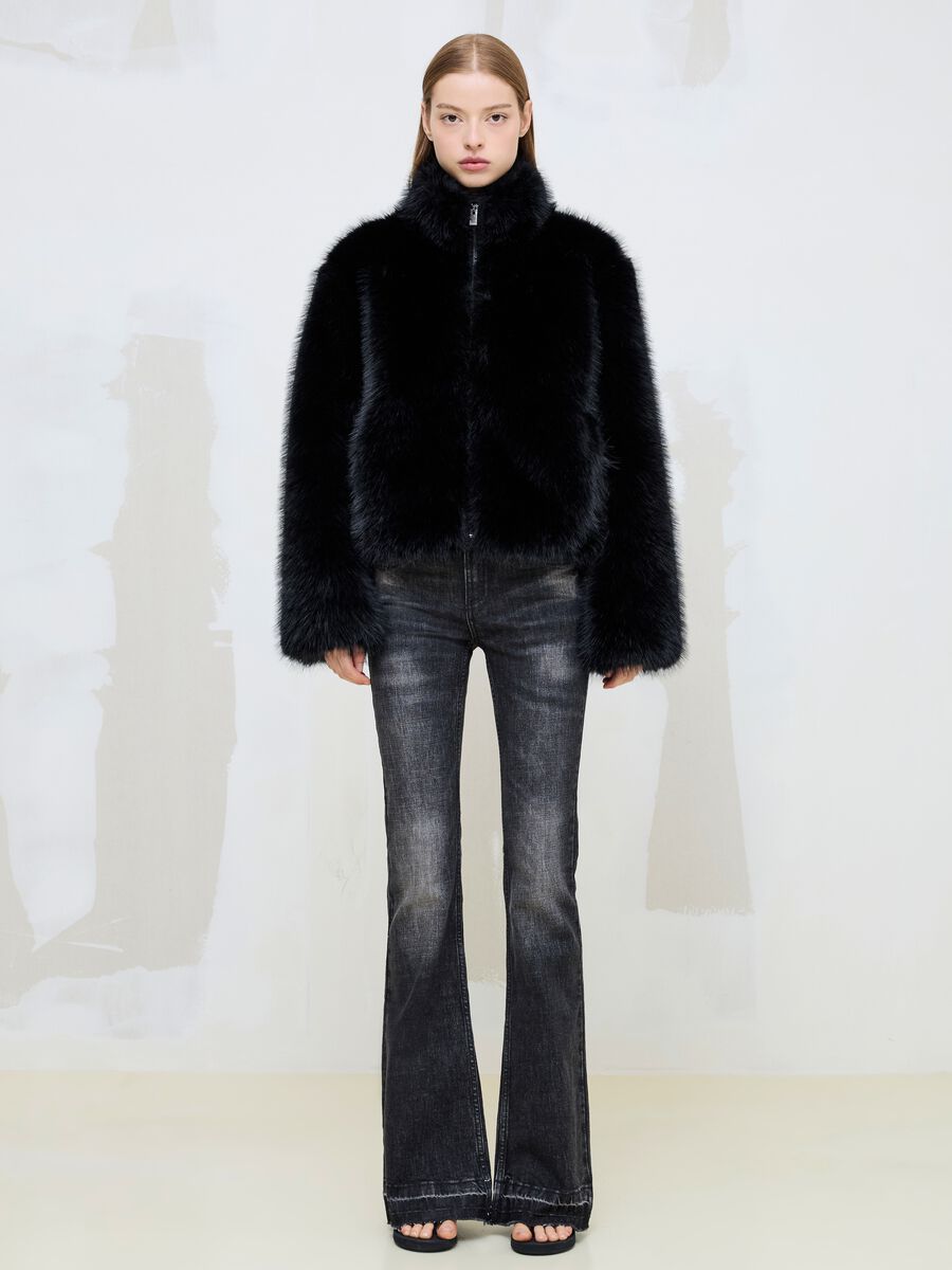 Black Faux Fur Jacket_6