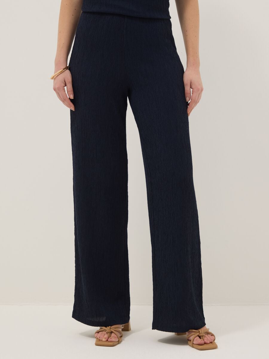 Blaue Umstandshose Relaxed Fit_1