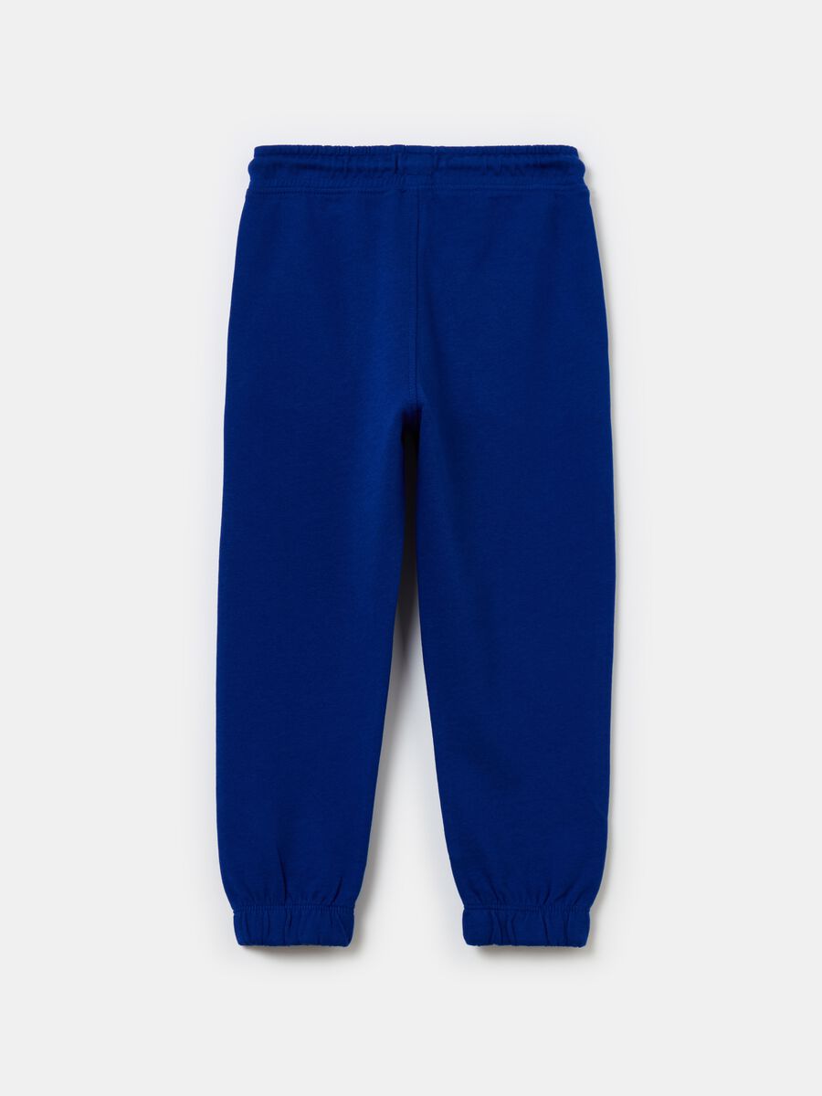 Joggers with drawstring and elasticated trims_1