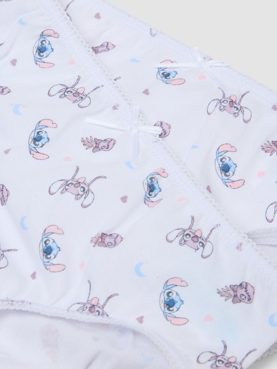 5er-Pack M&auml;dchen-Slips aus reiner Bio-Baumwolle mit Lilo & Stitch Prints_3