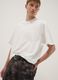 White short-sleeve T-shirt in pure cotton_0