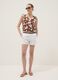 White chino shorts in pure cotton_1