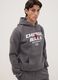 Sweat com capuz cinzenta em mistura de algod&atilde;o com estampado Chicago Bulls_0