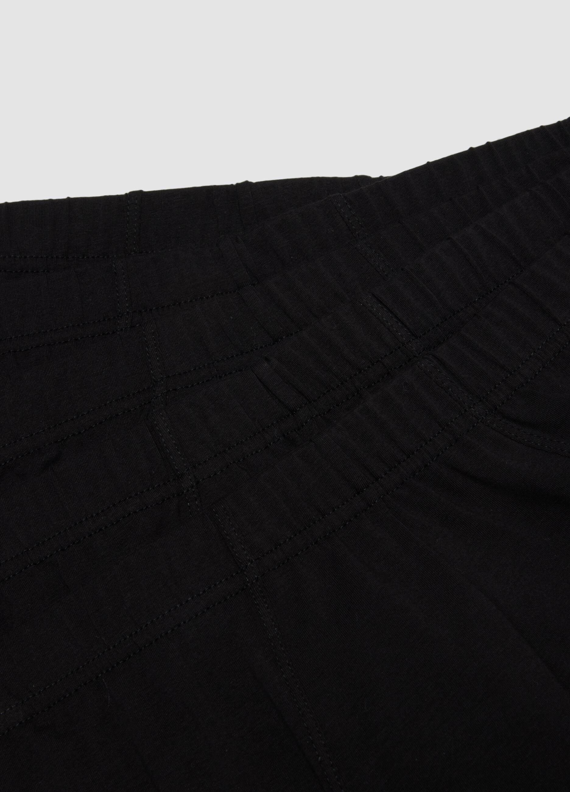 5er-Pack schwarze Slips aus Bio-Baumwolle