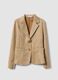 Beige Lightweight Regular Fit Jacket with Pockets_4