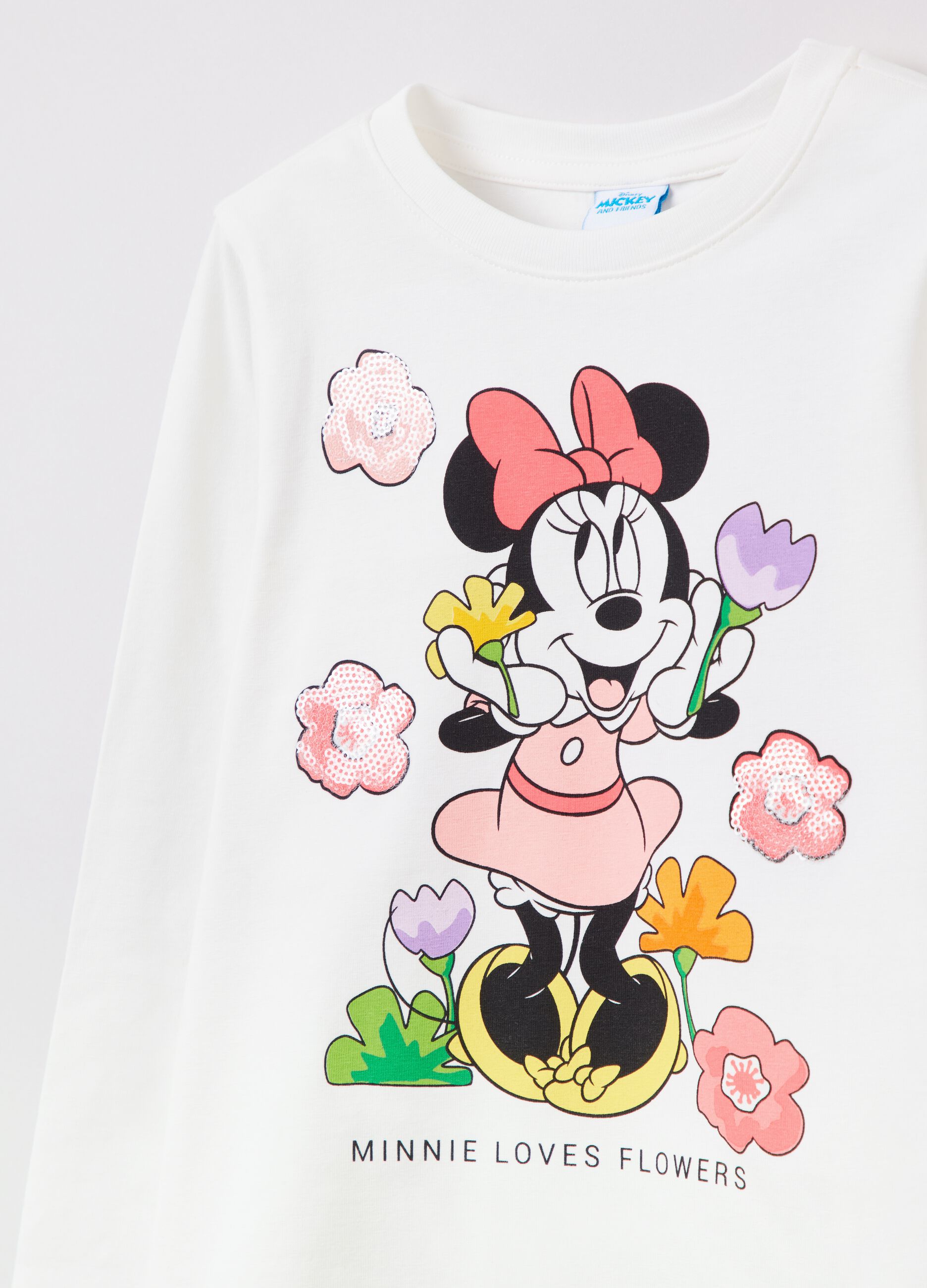 T-shirt a maniche lunghe Disney Minnie 