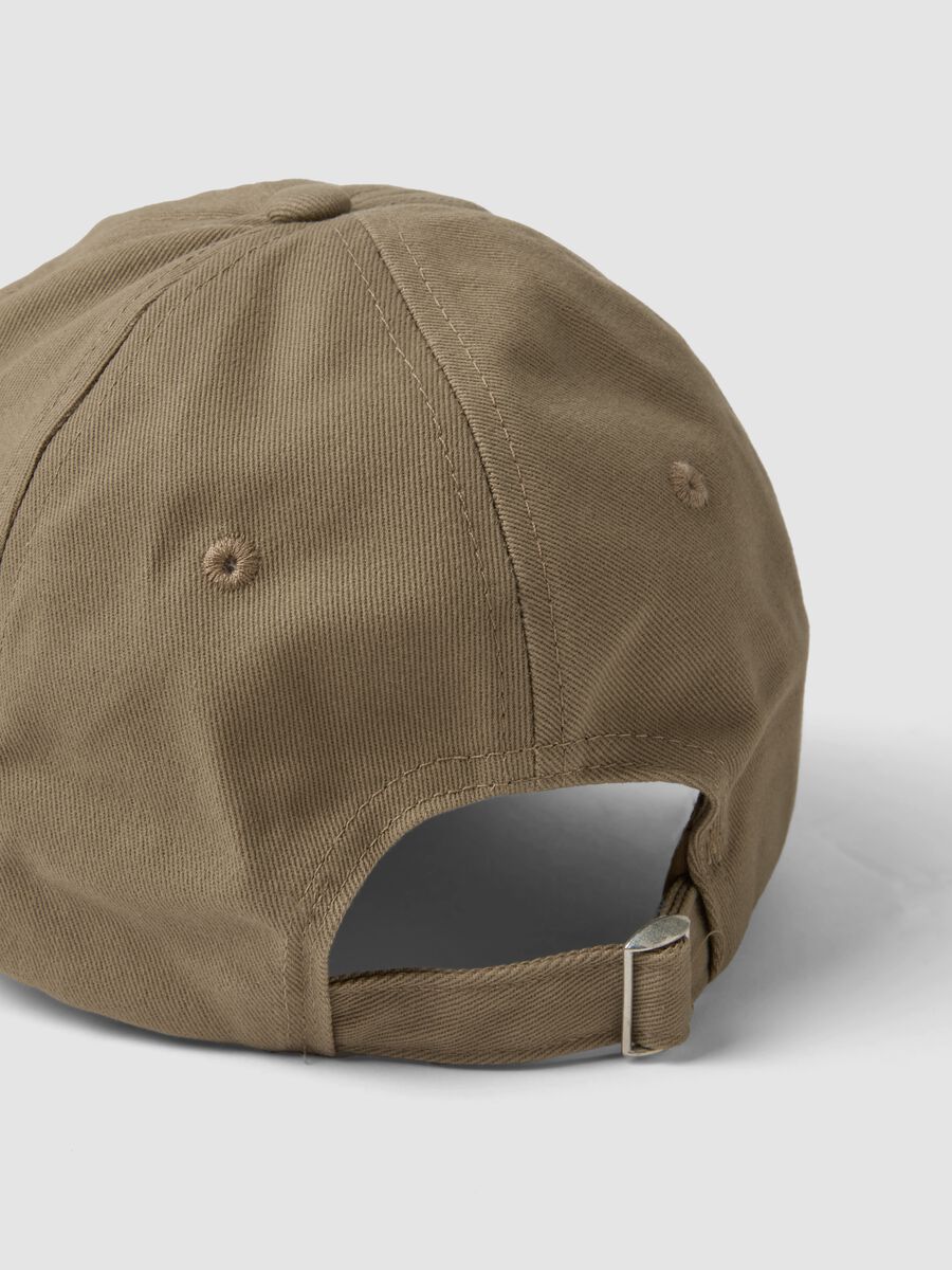 Beige Baseballcap aus reiner Baumwolle_1