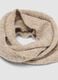 Beige stretch wool scarf_1