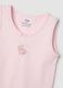 2-pack girls&rsquo; pink and white organic cotton vests_2