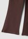 Braune Skinny-Leggings aus elastischer Bio-Baumwolle_3