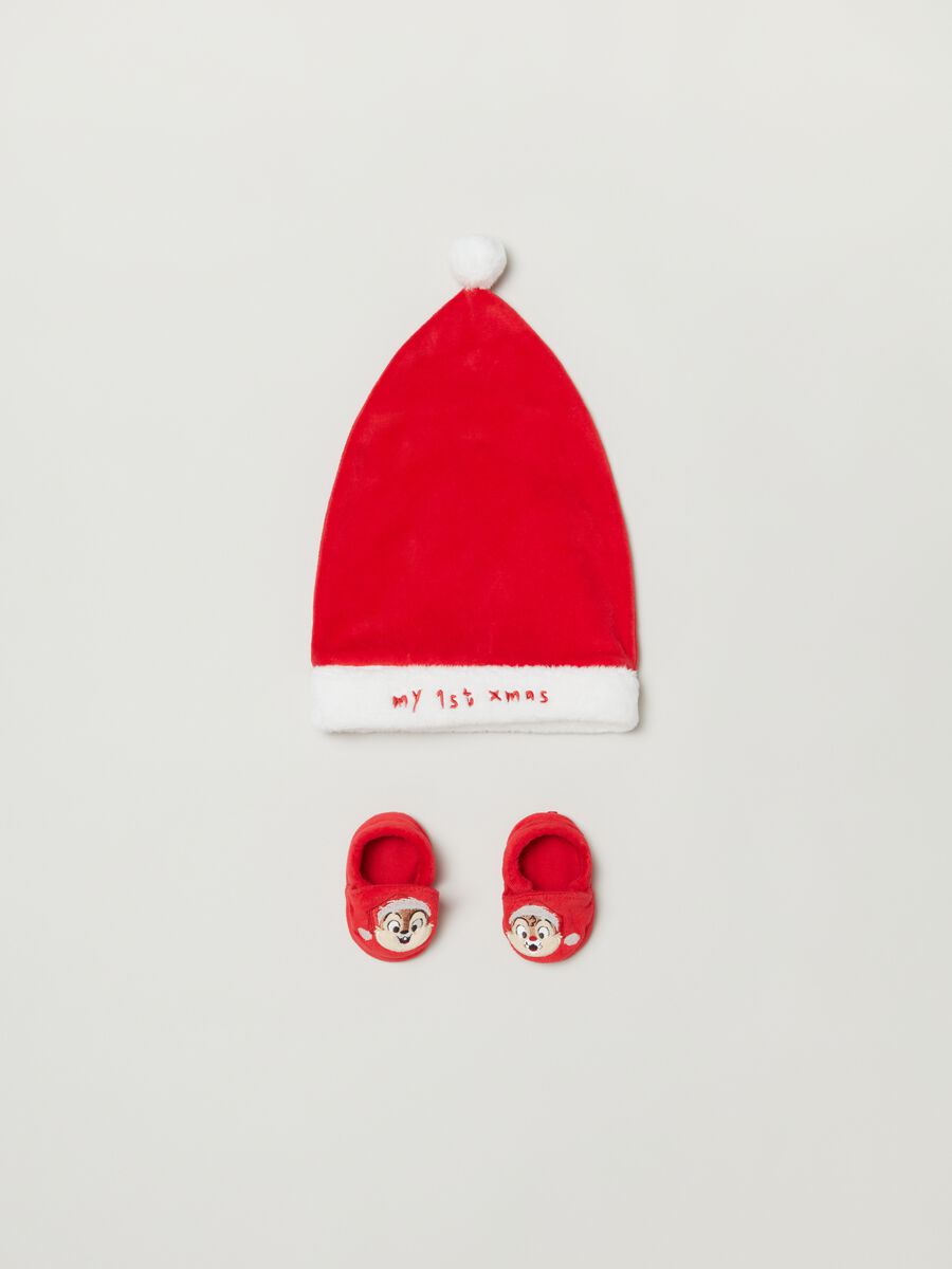 The First Christmas hat and shoes set_0