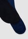 3er-Pack blaue Mid-Crew-Socken aus elastischer Bio-Baumwolle_1