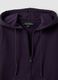 Purple cotton-blend hoodie, regular fit_5