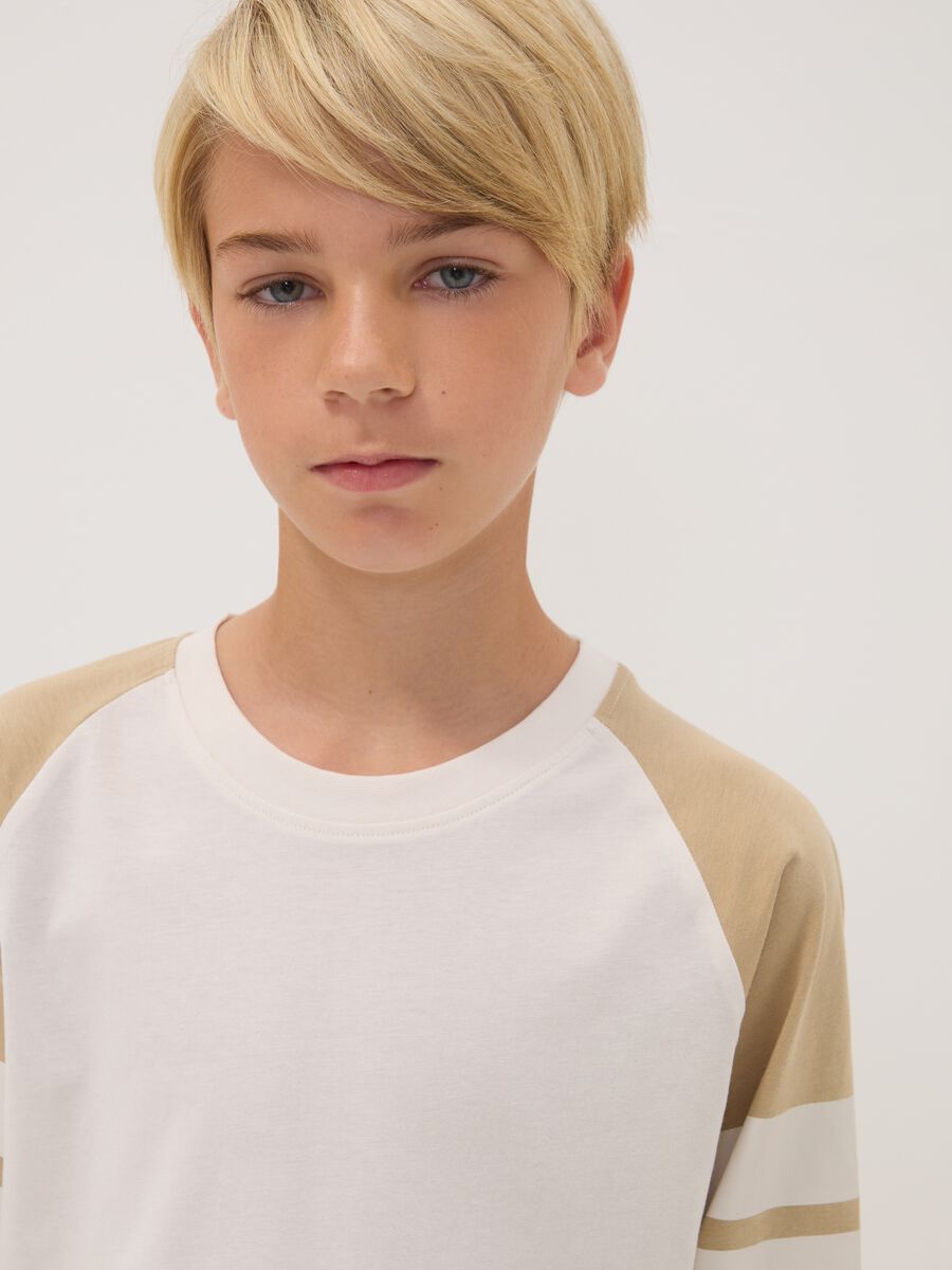 White pure organic cotton crew-neck T-shirt_1