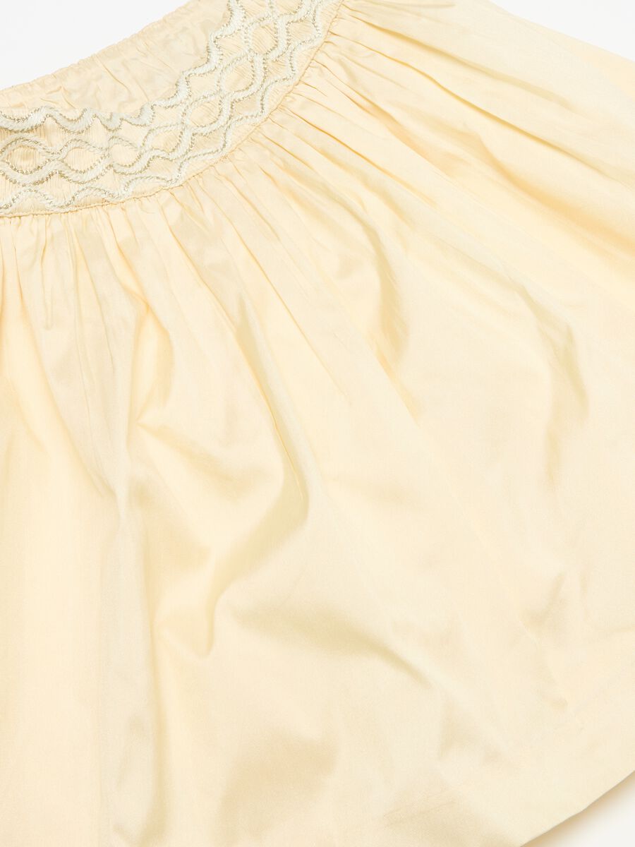 Taffeta skirt with lurex embroidery_2