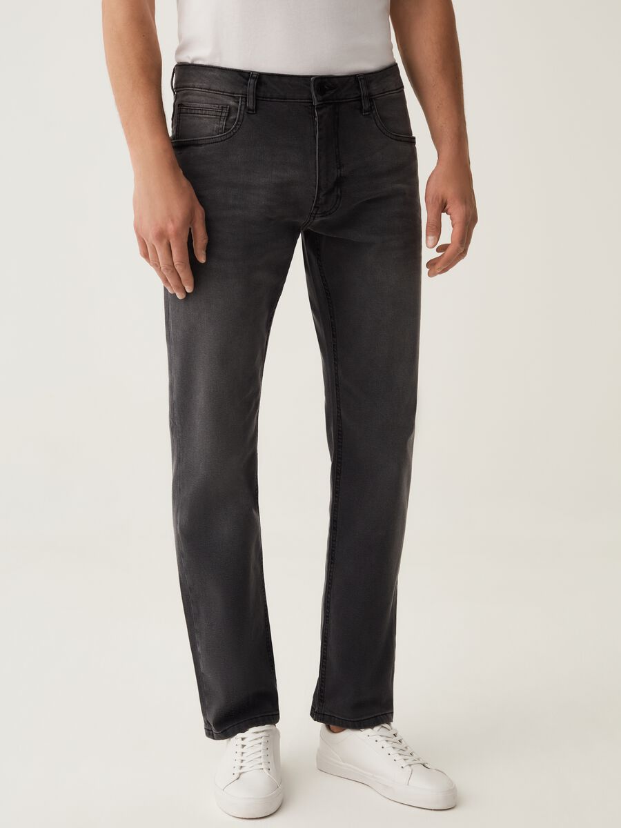 Comfort-fit stretch jeans_1