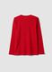 Red organic cotton graphic-print T-shirt for boys_5