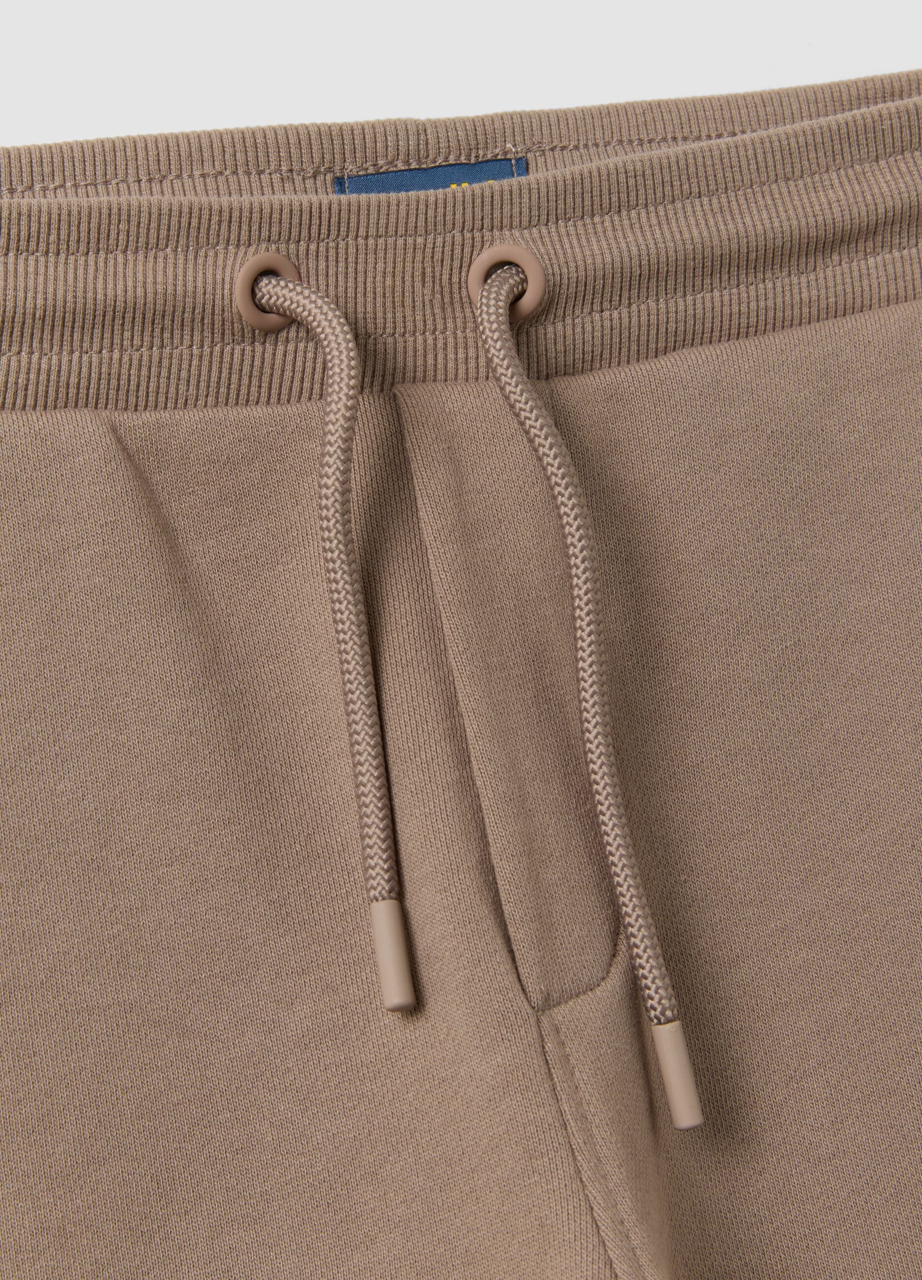 Beige Jogginghose aus Bio-Baumwolle