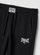 Black Cotton Blend Regular Fit Jogger Pants with Everlast Logo_5
