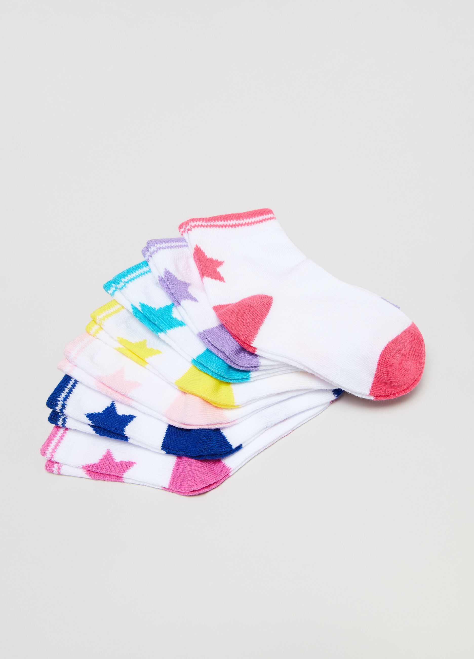 Multipack calcetines cortos con estampado estrella