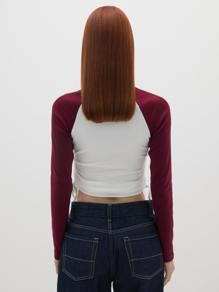 Multicolor stretch cotton shirt with print_3