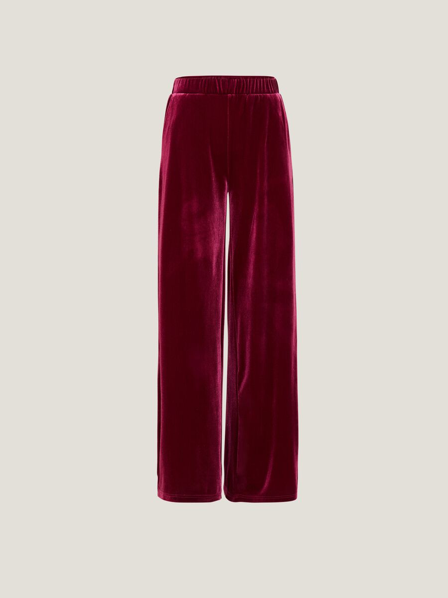 Wide-leg trousers in velvet_3
