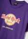 Violettes T-Shirt aus reiner Baumwolle mit Hard Rock Cafe Print, Regular Fit_5
