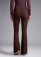 Leggings marroni flare in tessuto elasticizzato traspirante ALTAVIA STUDIO_4