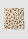Short beige floral stretch top_0